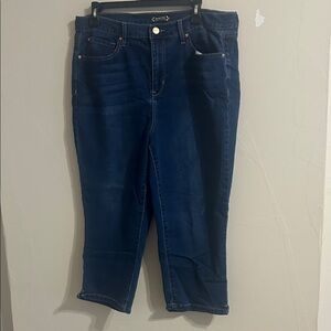 Nanette Lepore Indigo Cropped Ankle Jeans